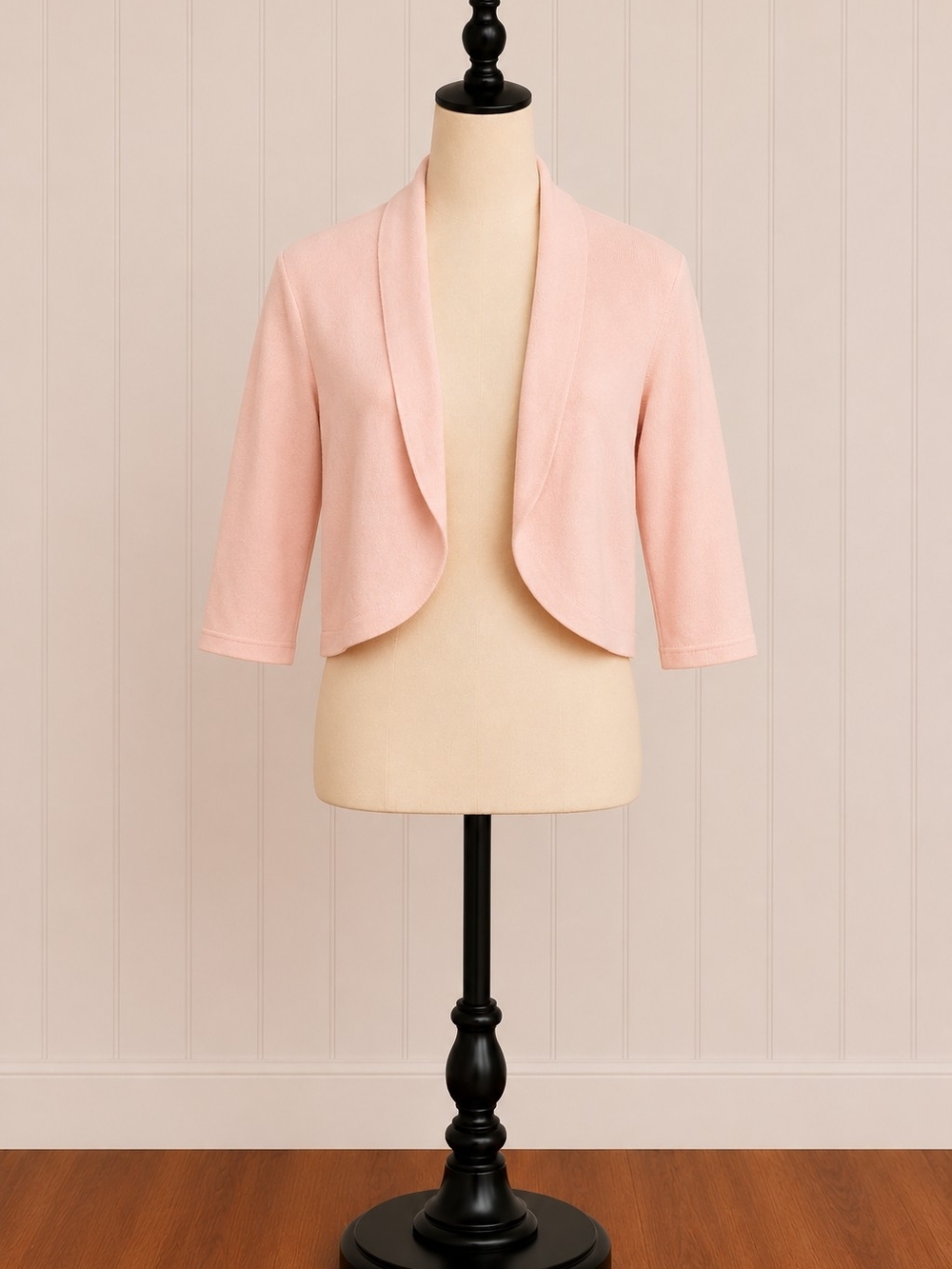 Motto Light Pink Short Cardigan